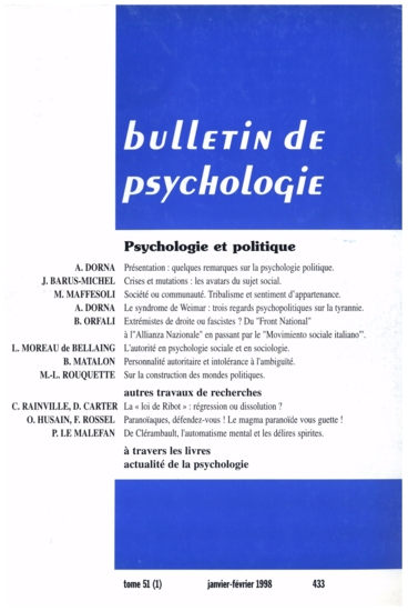 Régression de l’âme : comprendre les mécanismes psychologiques sous-jacents